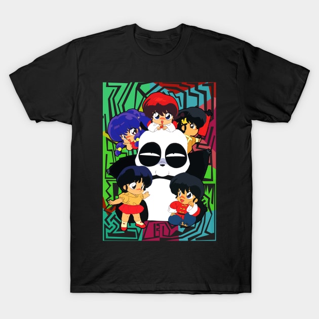 Ranma Chibi kawai T-Shirt by syanart